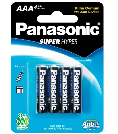 Pilha AAA? Panasonic