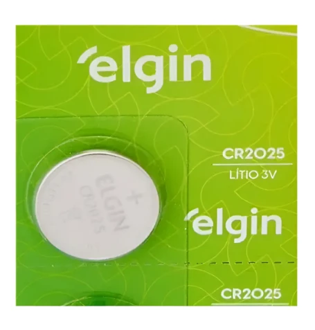 Pilha CR2025 Elgin