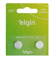 Pilha LR54 Elgin